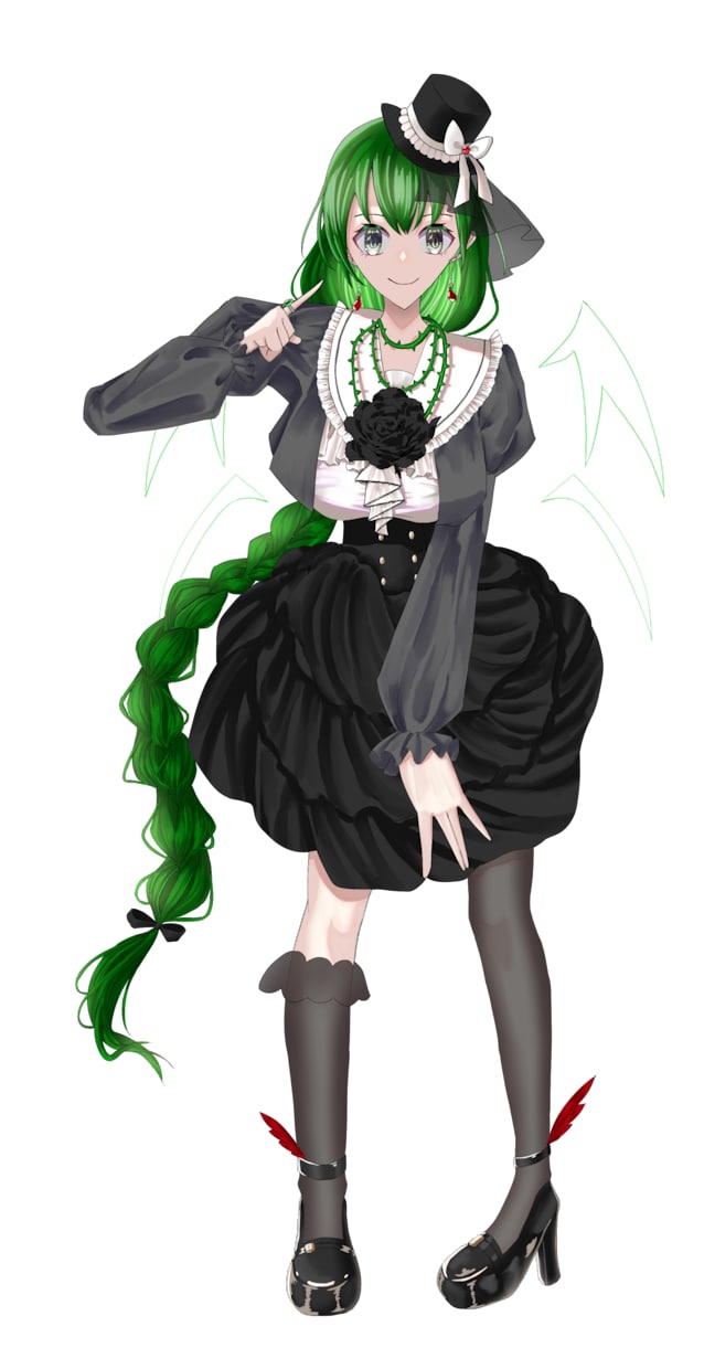 TRPG立ち絵、Vtuber立ち絵描きます 幻想的で綺麗なキャラをコンセプトと共に イメージ2