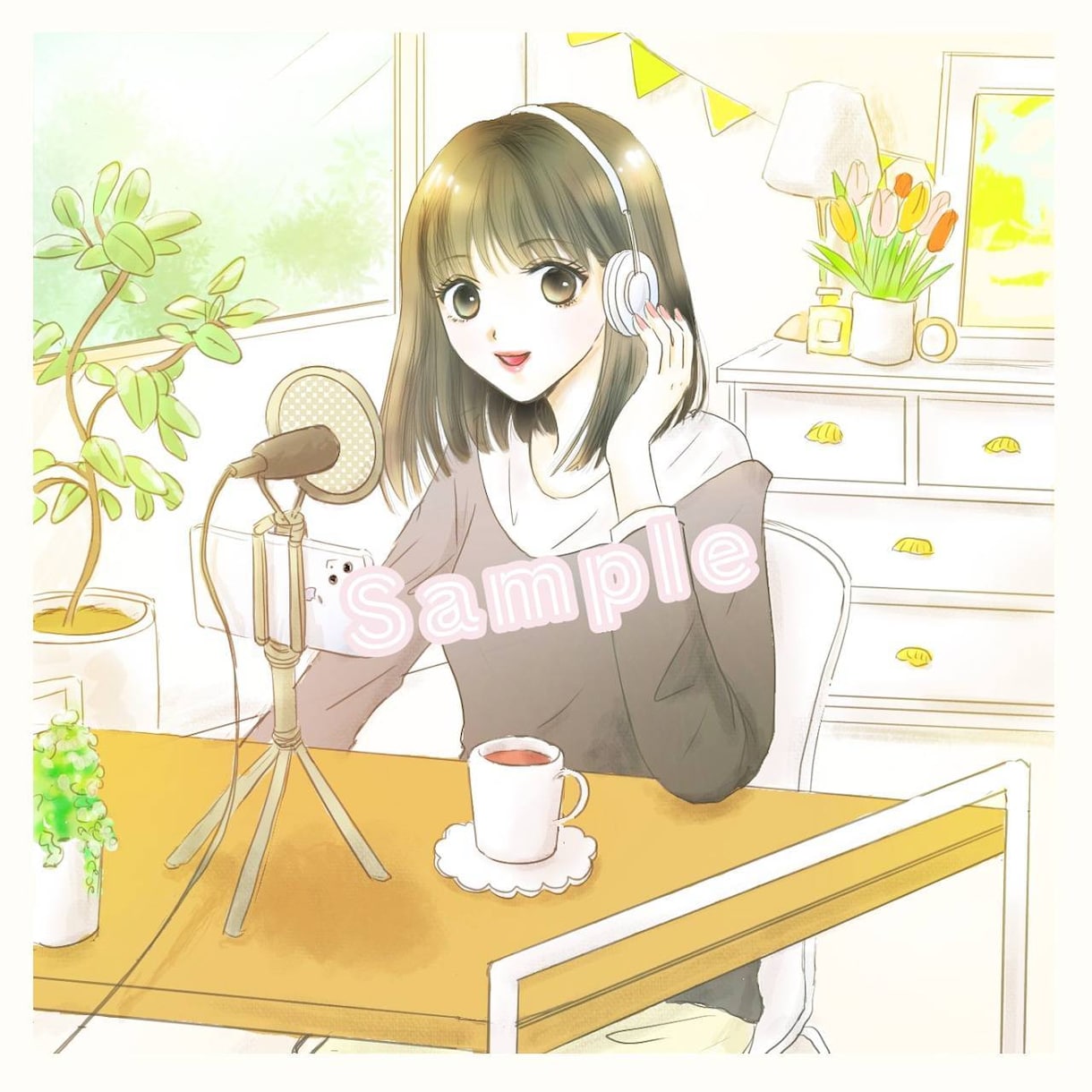 目を引く可愛いイラスト描きます 動画配信者おすすめ！イラスト作成 イメージ1