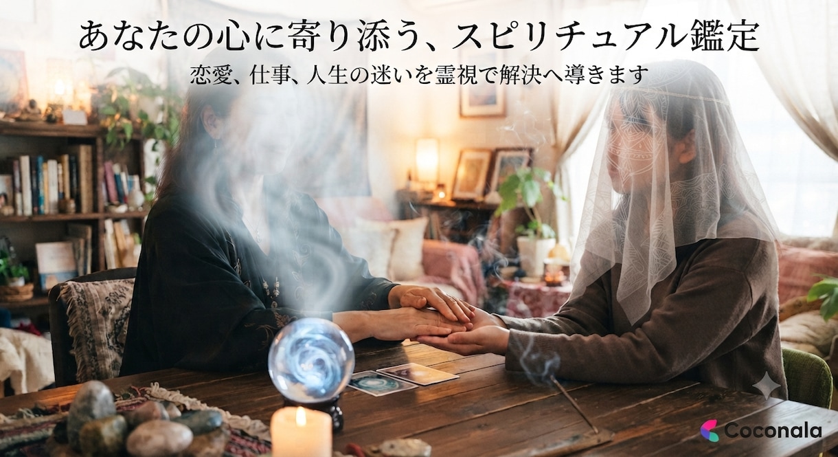霊視で人生を読み解きます｜お悩みに寄り添います これからの人生や今の状況を、丁寧に読み解きます イメージ3
