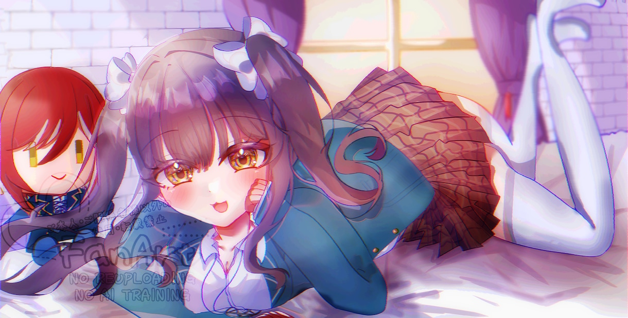 商用利用可能なイラストを作品します 明るく可愛らしいイラストを作成可能！気分で背景も有！ イメージ2