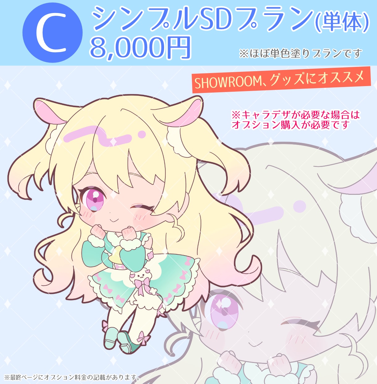 アイドルからVまで御用達！ミニキャラ描きます ふんわりキュート！グッズ・web・動画・書籍などにオススメ！ イメージ3