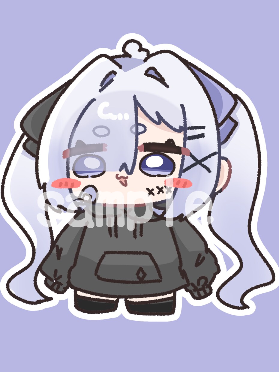 即日も可能！！ミニキャラ描きます ふわふわとした可愛いキャラクター好きの方におすすめです！ イメージ8