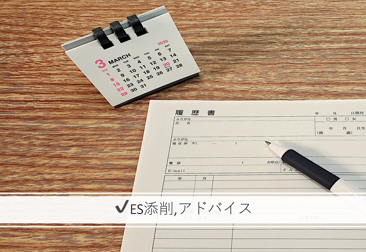あなたのESの添削、就職活動支援します 人事部、キャリアコンサルにおける経験でしっかりサポート イメージ1