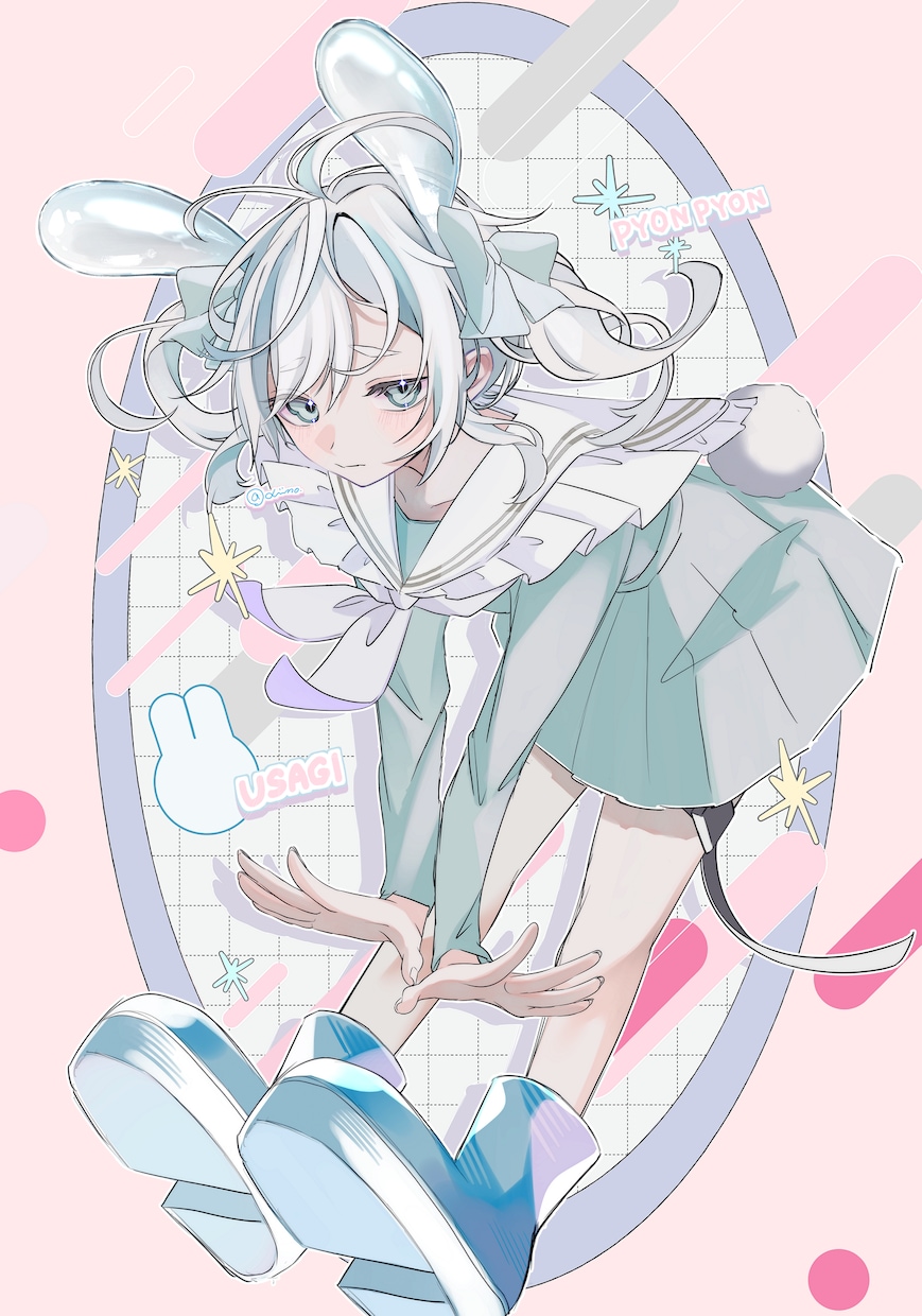立ち絵・一枚絵・キービジュアル等幅広く描きます 淡色ポップでトレンド感のある配信映えキャラクターイラスト イメージ1
