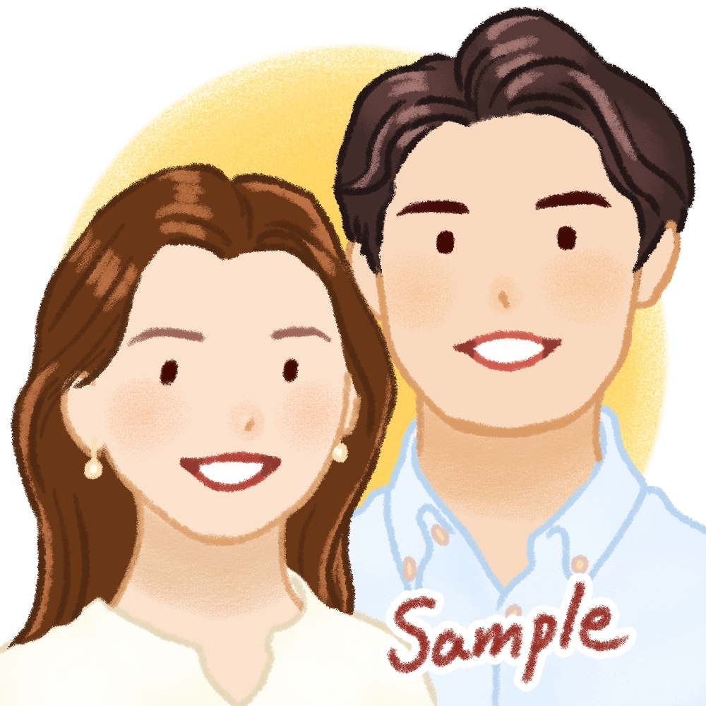 優しく「ゆるふわ」親しみやすい似顔絵を描きます 商用利用可！SNSやブログに。ご家族やお友達への贈り物にも。 イメージ4