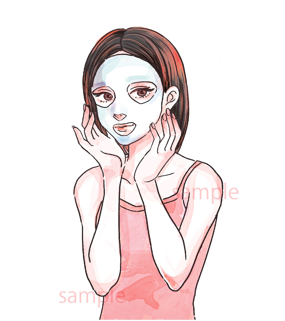 水彩漫画風のイラストをお描きします シンプルで目を引くイラストをお描きします！ イメージ7