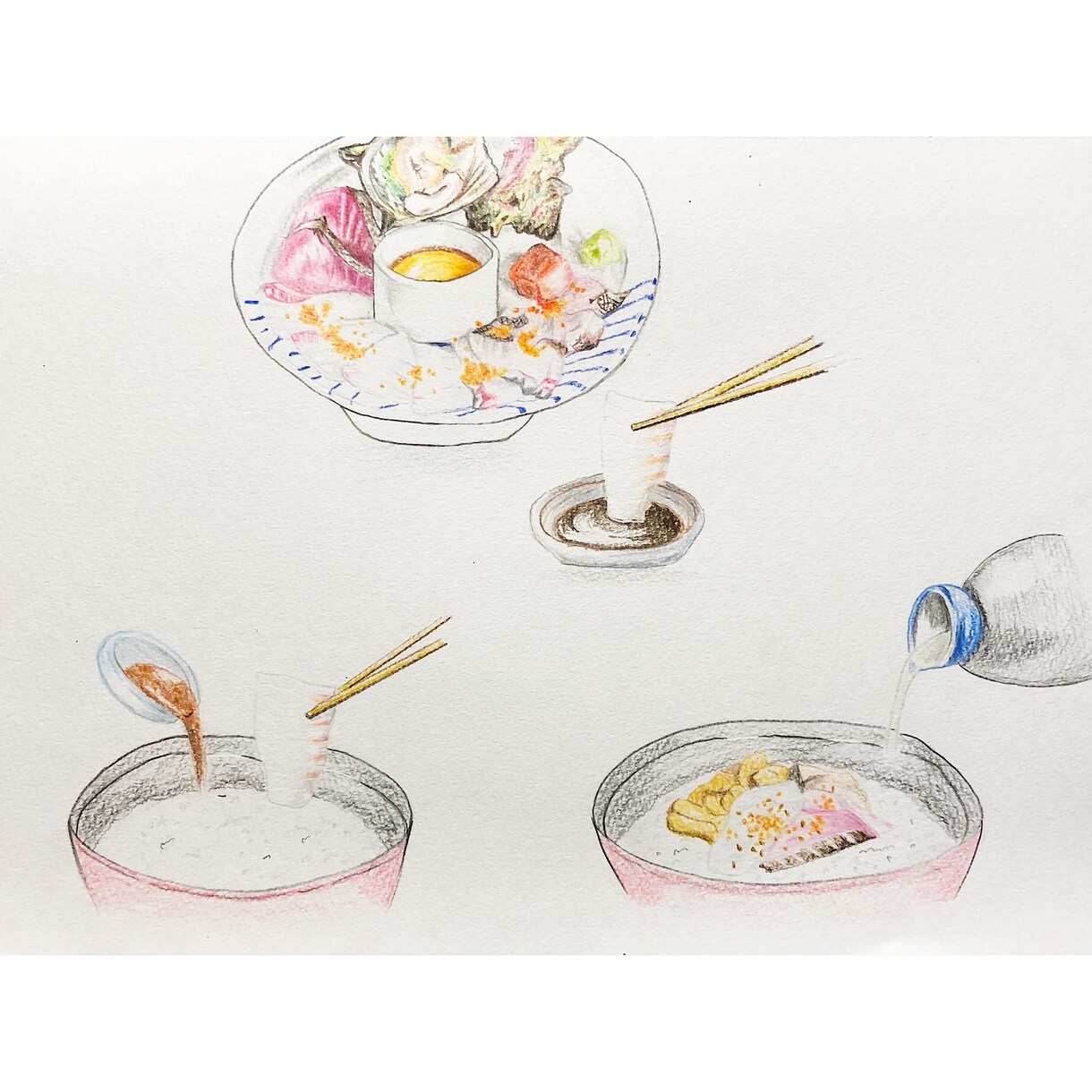 オリジナルのフードイラスト書きます 飲食店でお食事のイラストを取り入れたい方に是非！ イメージ2