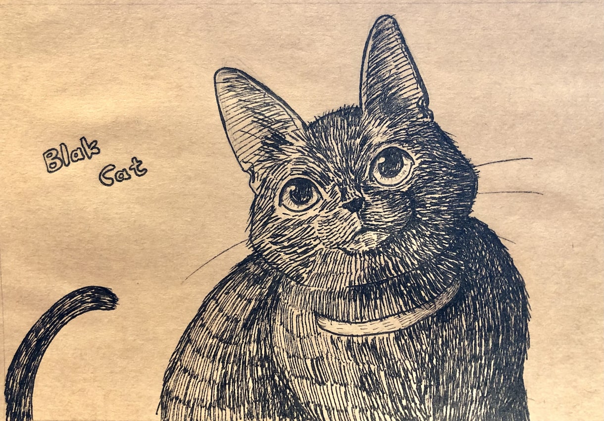 アンティークな動物のペン画お描きいたします 世界に１つだけ☆アナログ手描きで動物をお描きいたします☆ イメージ4