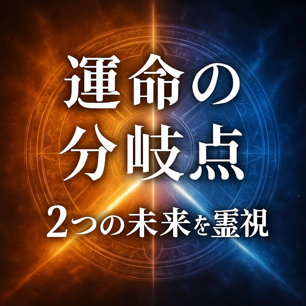 運命の分岐点【霊視鑑定】で2つの未来比較します AかBか、選んだ先の未来を“先読み”します。 イメージ1