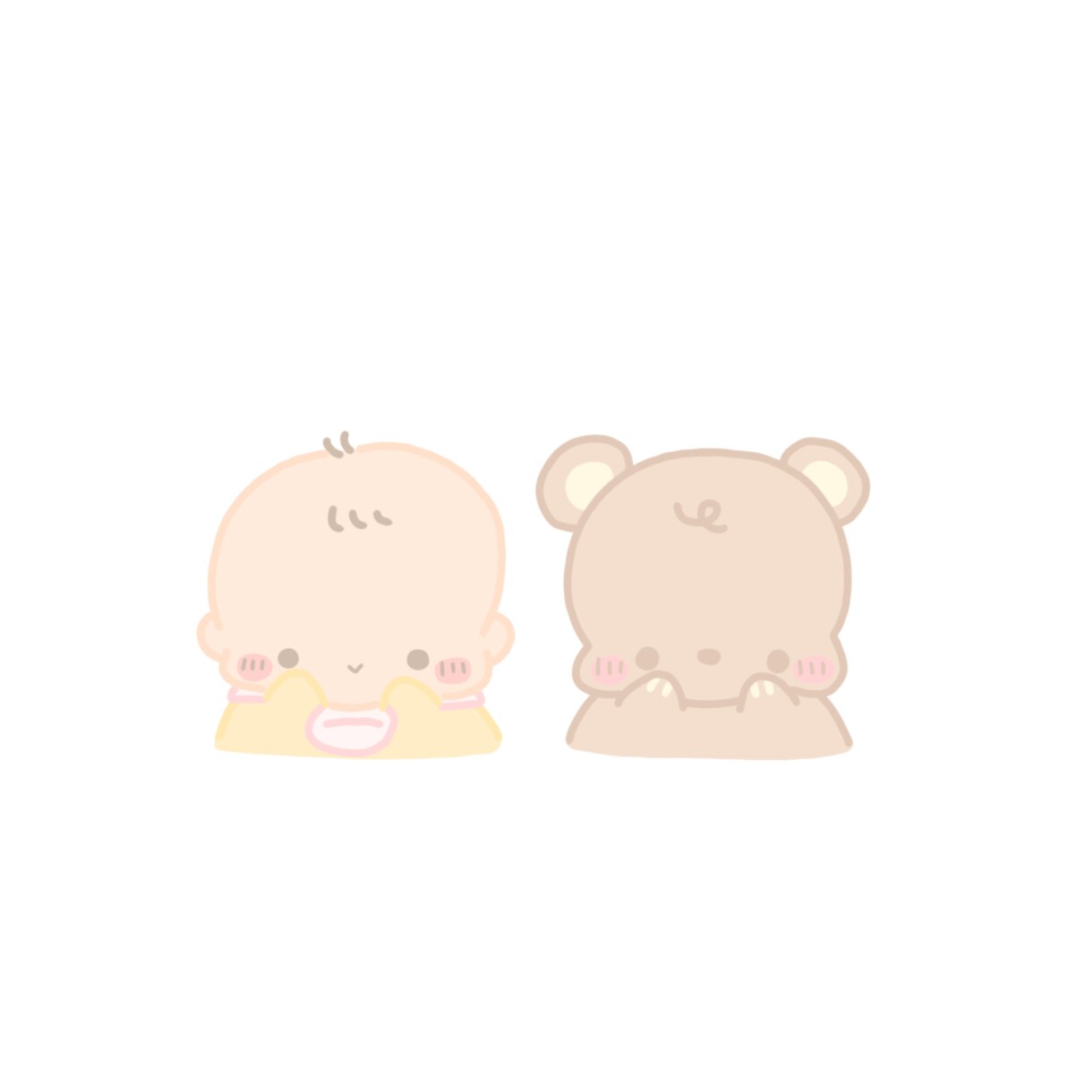ベビたんのアイコンを作成します ふんわり可愛いベビたんのアイコンに仕上げていきます✨ イメージ1