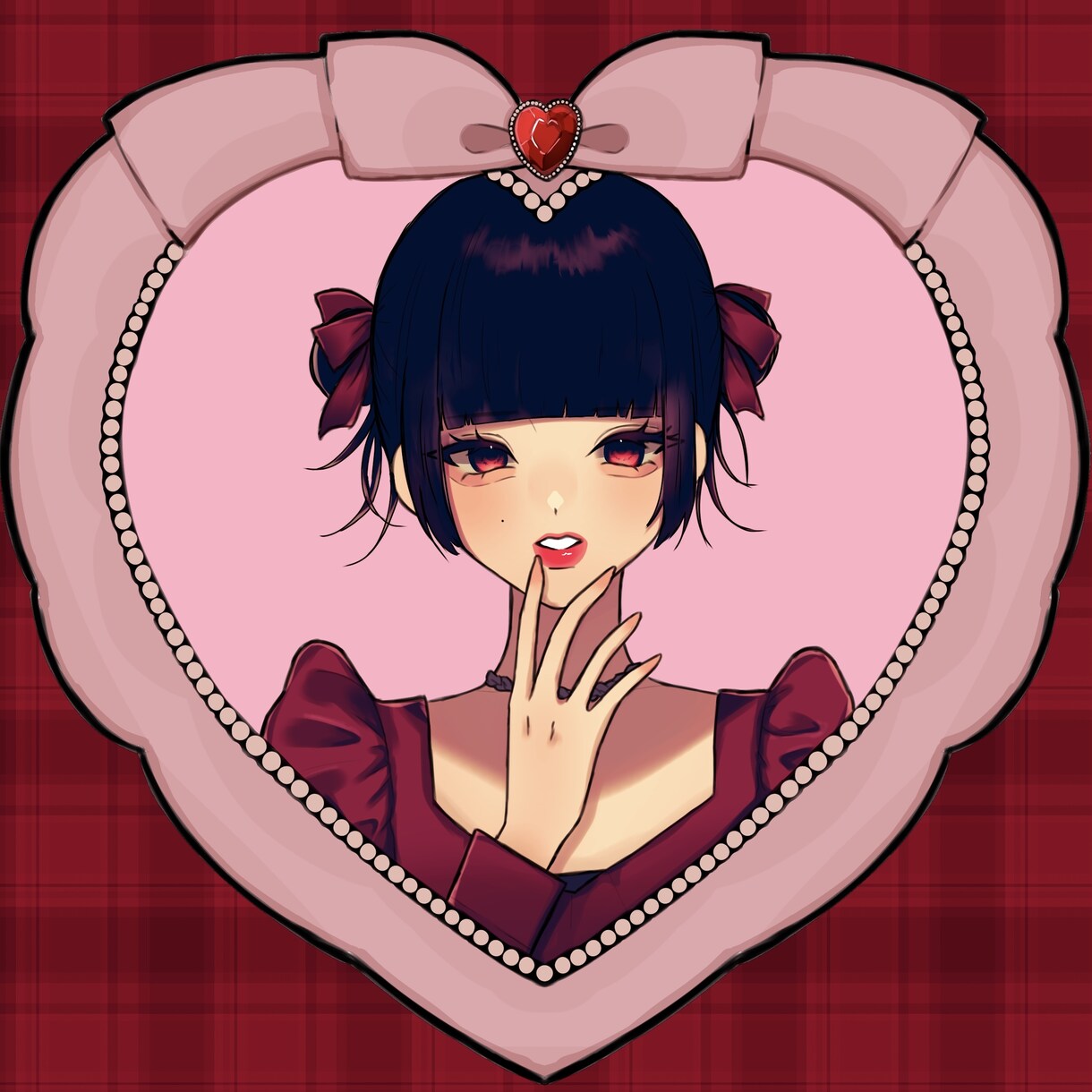 夢絵 アイコン等 イラストお描きします キラキラかわいい系 ダーク系のイラストが得意です♡ イメージ1