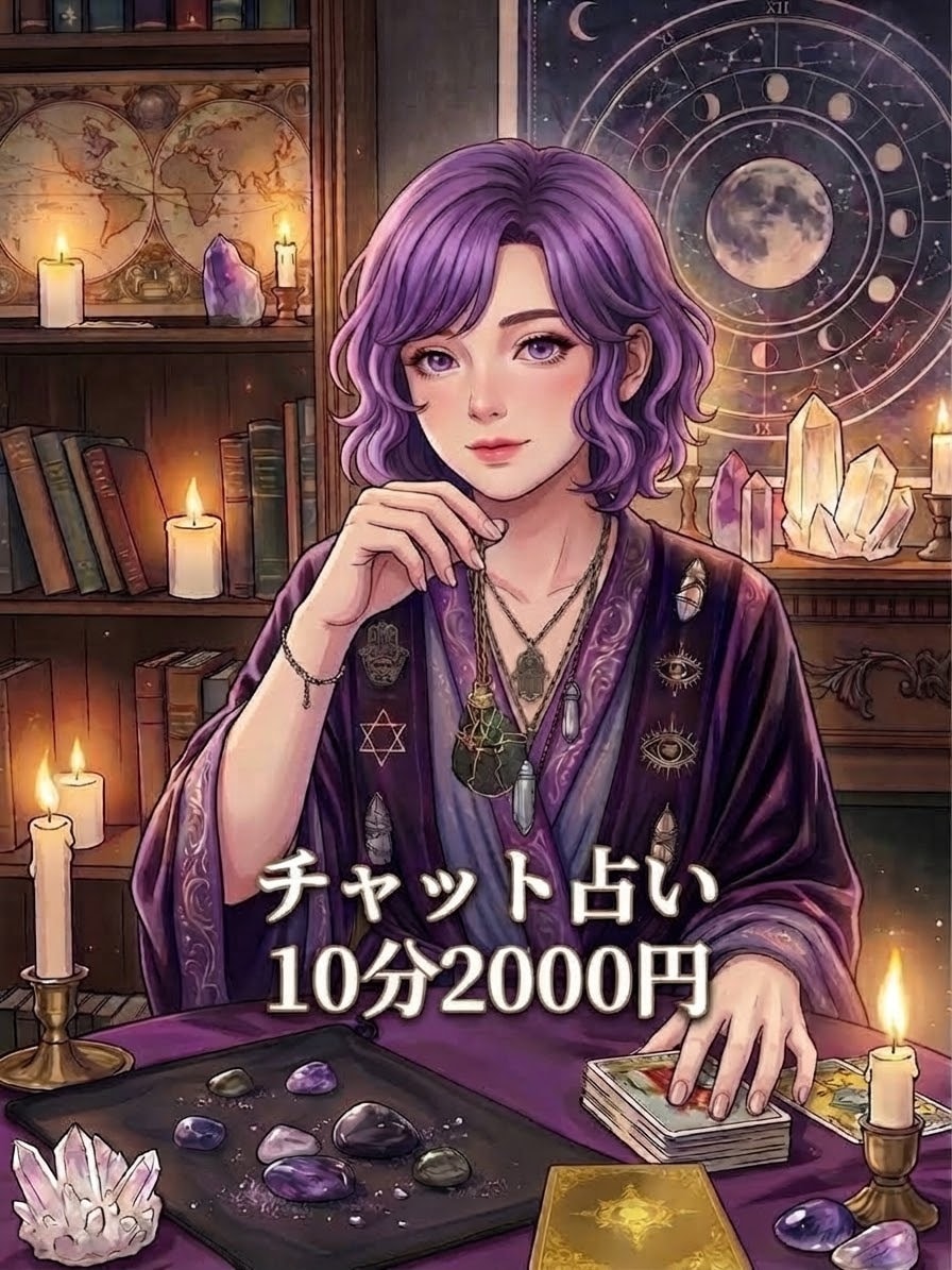 予約制★チャットで10分占いします 内容は何でもOKです！DMにてご予約お願いします！ イメージ1