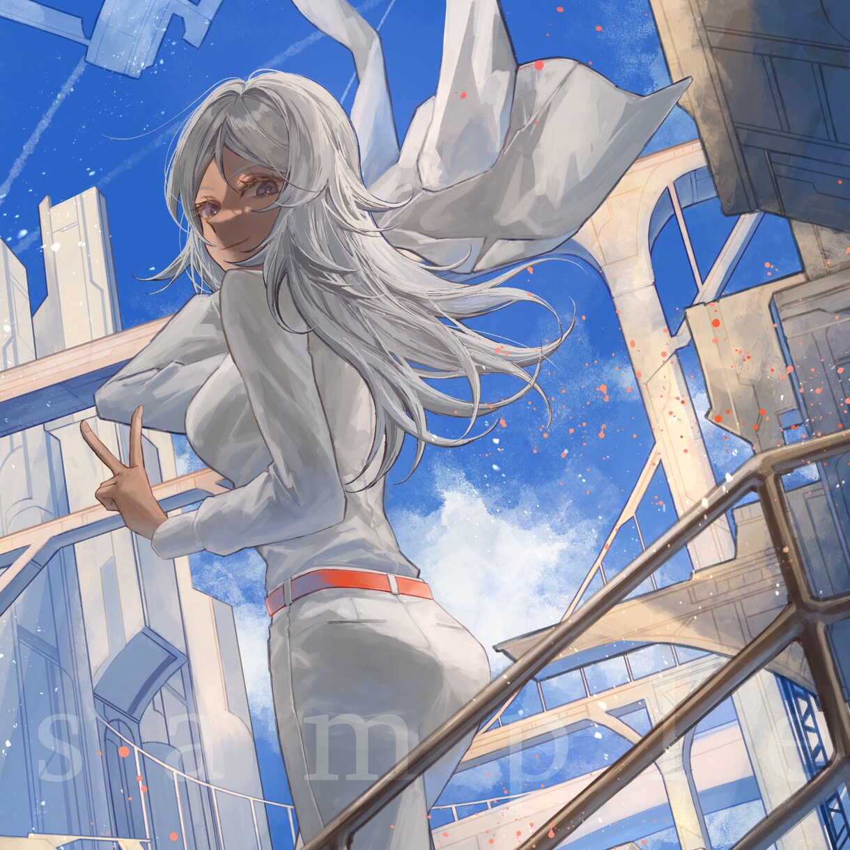 綺麗で繊細な絵柄でイラスト制作承ります 一枚絵、立ち絵、背景など、幅広くお描きします。 イメージ1