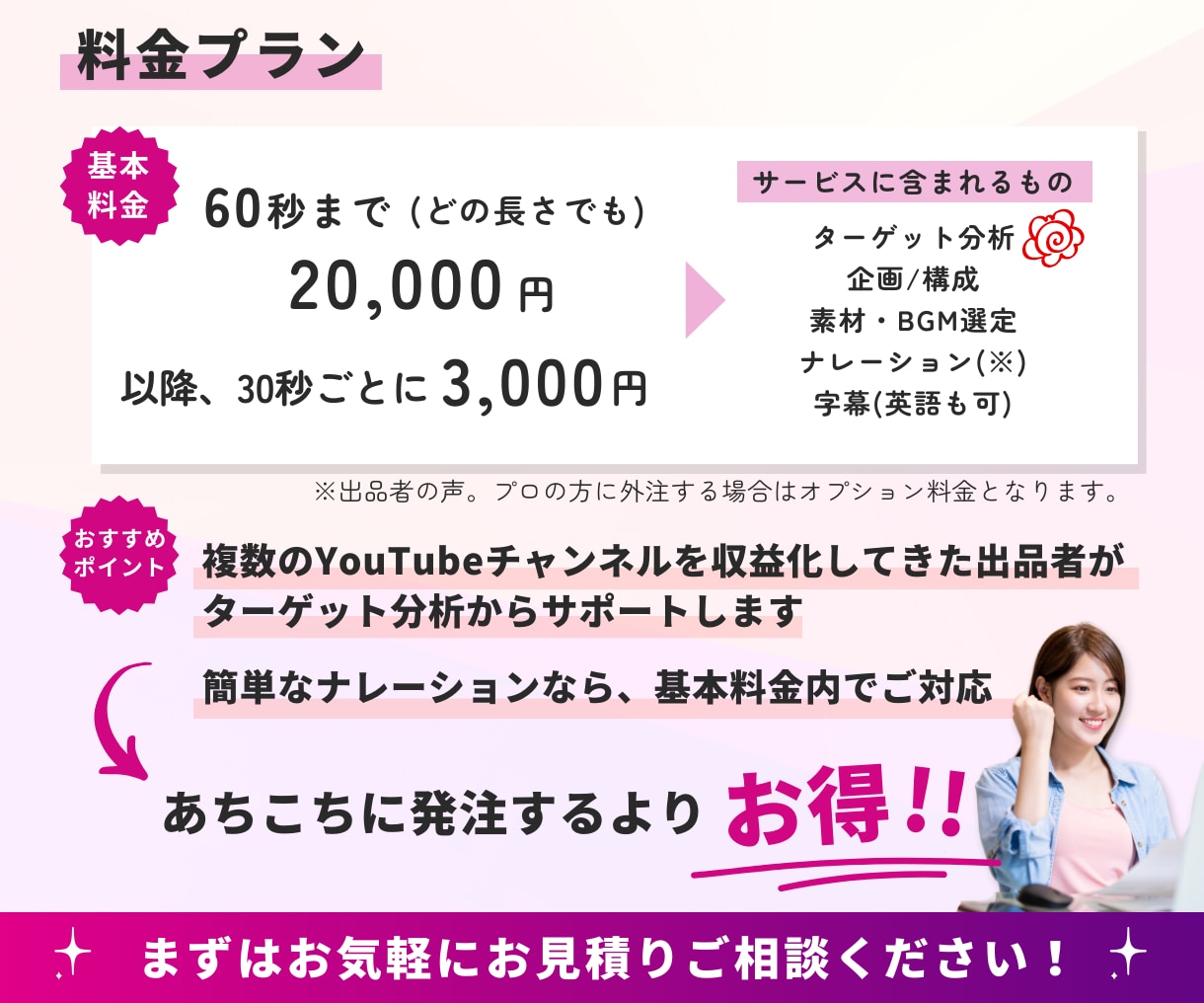 ターゲットの心に響く！PR動画を制作します ターゲット分析から丸ごとサポート！インバウンド対応可能です イメージ3