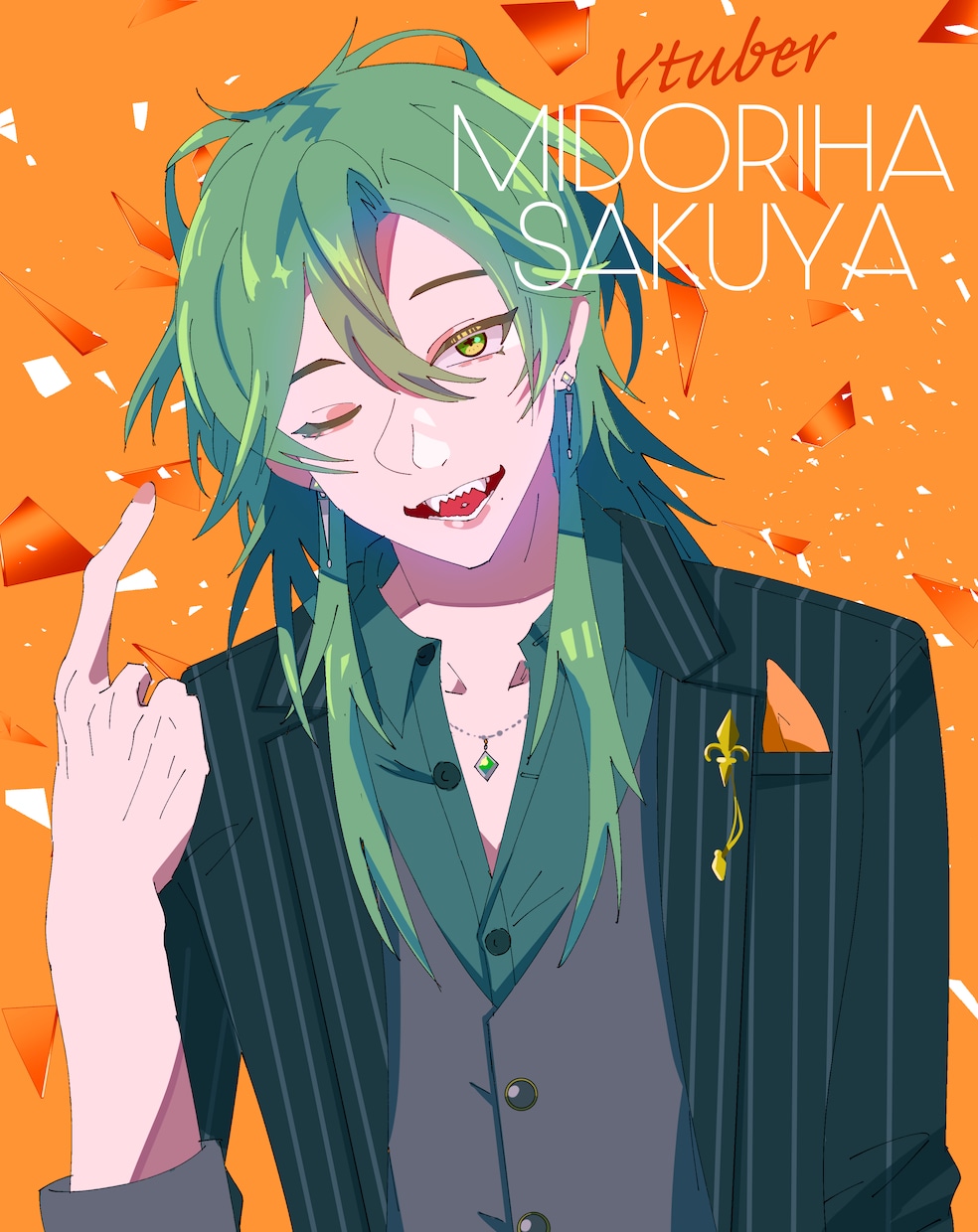 配信者様向け★魅力的な1枚絵を制作します V活動を応援！サムネイル・配信・グッズ用に！ イメージ4