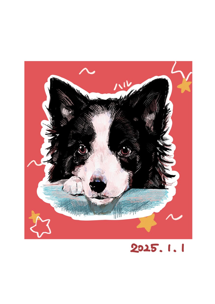 かわいい！ペットの似顔絵描きます あたたかいタッチで大切なご家族の似顔絵を作成します！ イメージ3