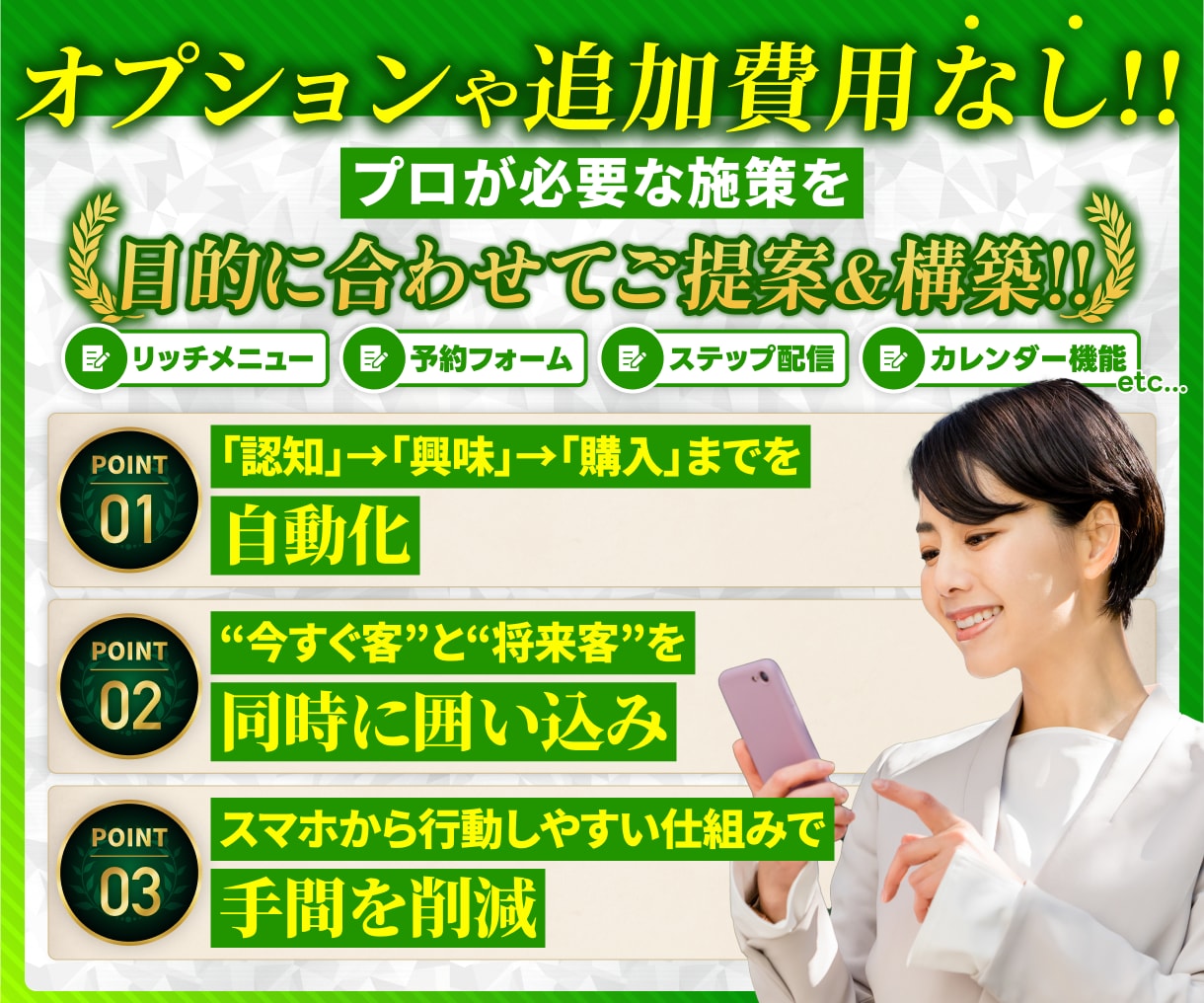 プロがLINE公式アカウントをフル構築いたします LINE集客の導線設計からLINEリッチメニューまで一括構築 イメージ3