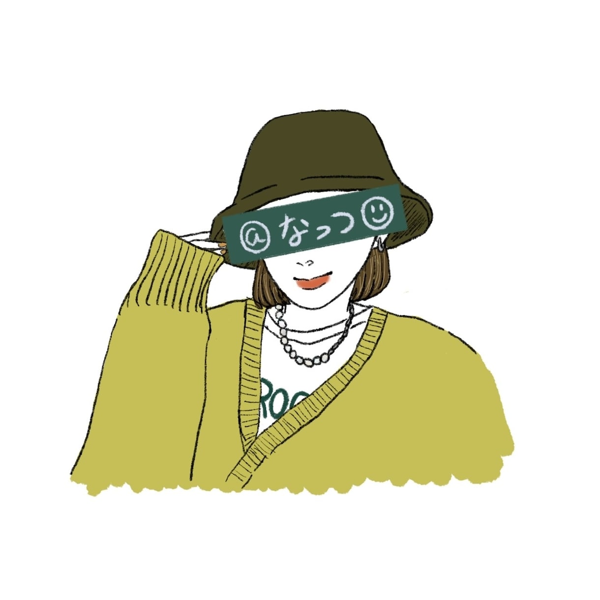 SNSで個人で使える似顔絵アイコン承ります 手描きの似顔絵アイコン作成！お洒落でオリジナル！ イメージ1