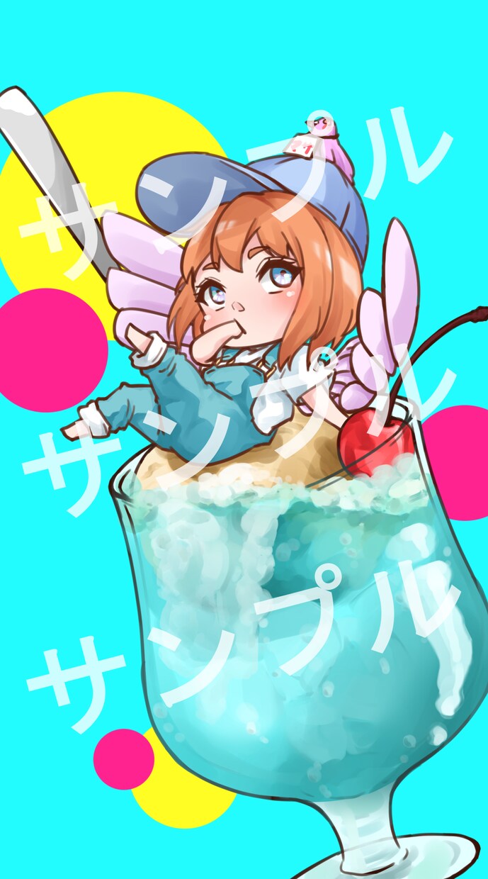 あなた専用のミニキャライラスト描きます SNSアイコンやスマホの壁紙に♪ イメージ6