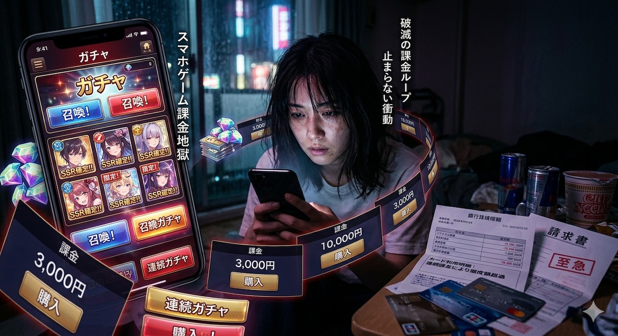 スマホゲームの課金地獄を終わらせます ​「やめられない」は、意志の弱さではありません。 イメージ1