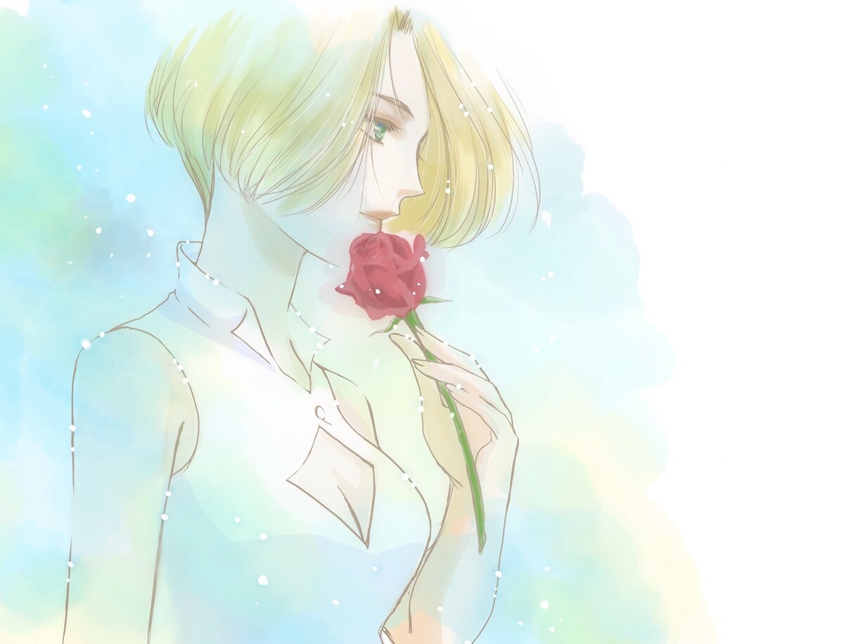 淡い柔らかな雰囲気のイラストを作成します SNSや配信等に使えるイラストを作成します イメージ1