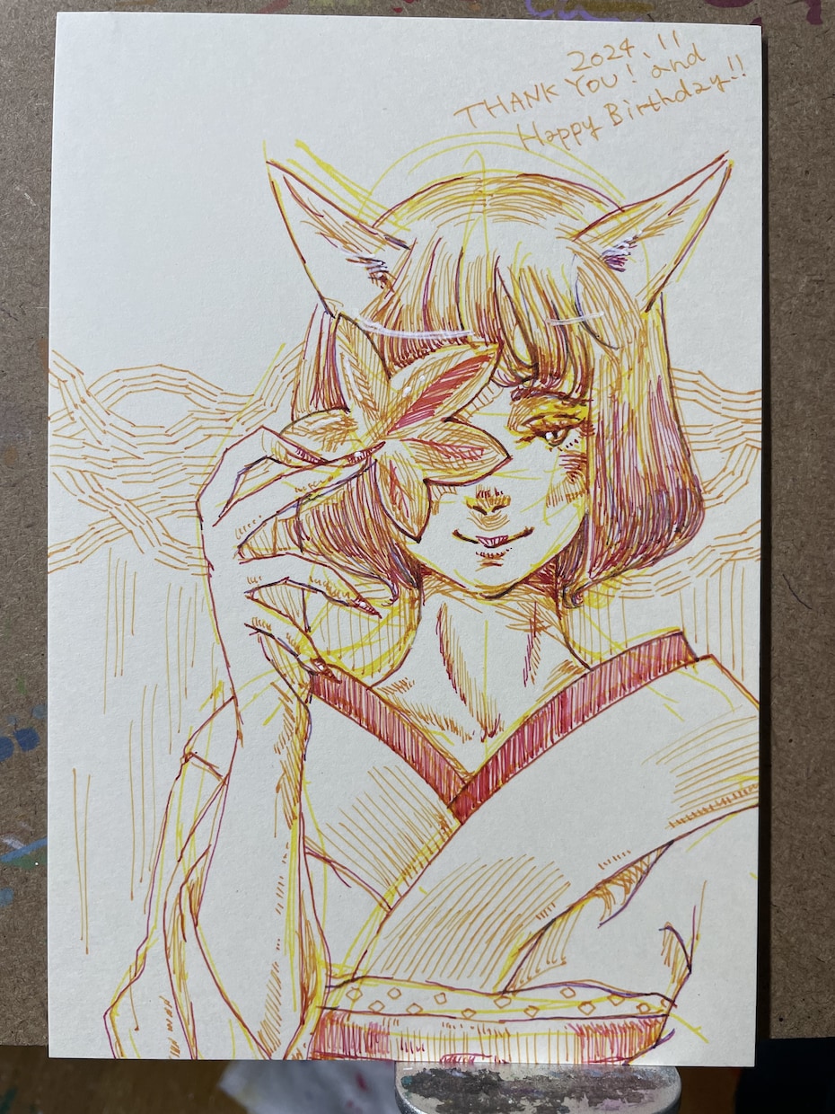 原画絵葉書毎月お届けします サブスク絵葉書、毎月お届けいたします。 イメージ3