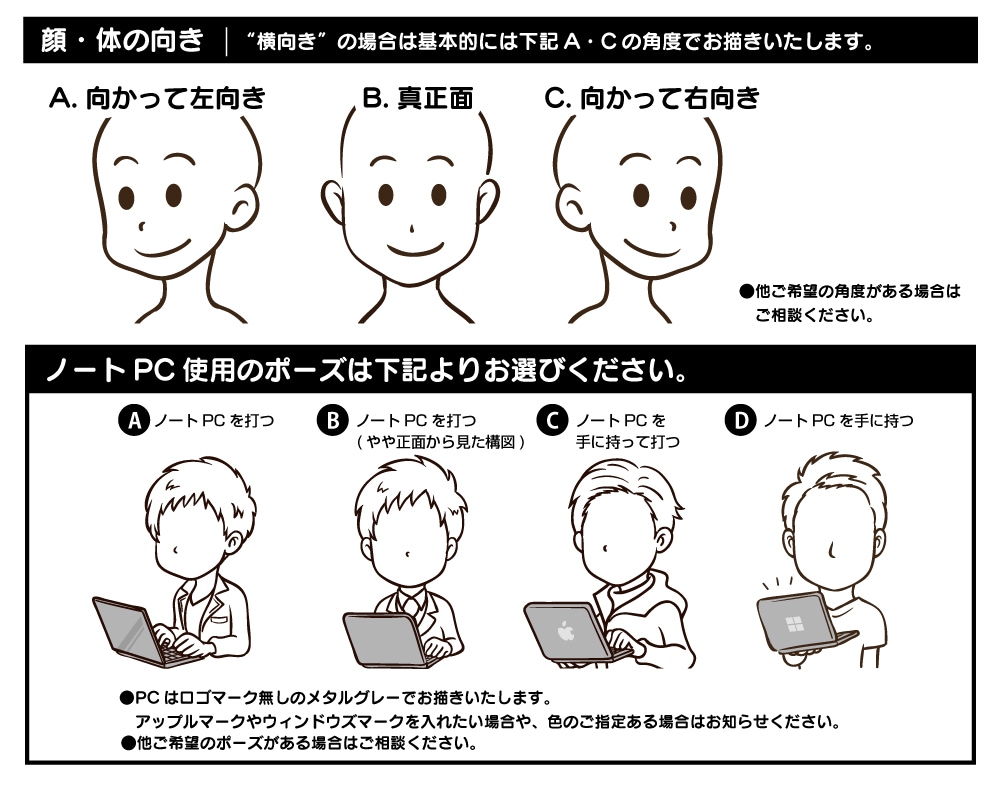 なんとなーく似てる、好印象なアイコンを制作します ★商用・2次利用OK! ブログやLINE、SNSアイコンに! イメージ9