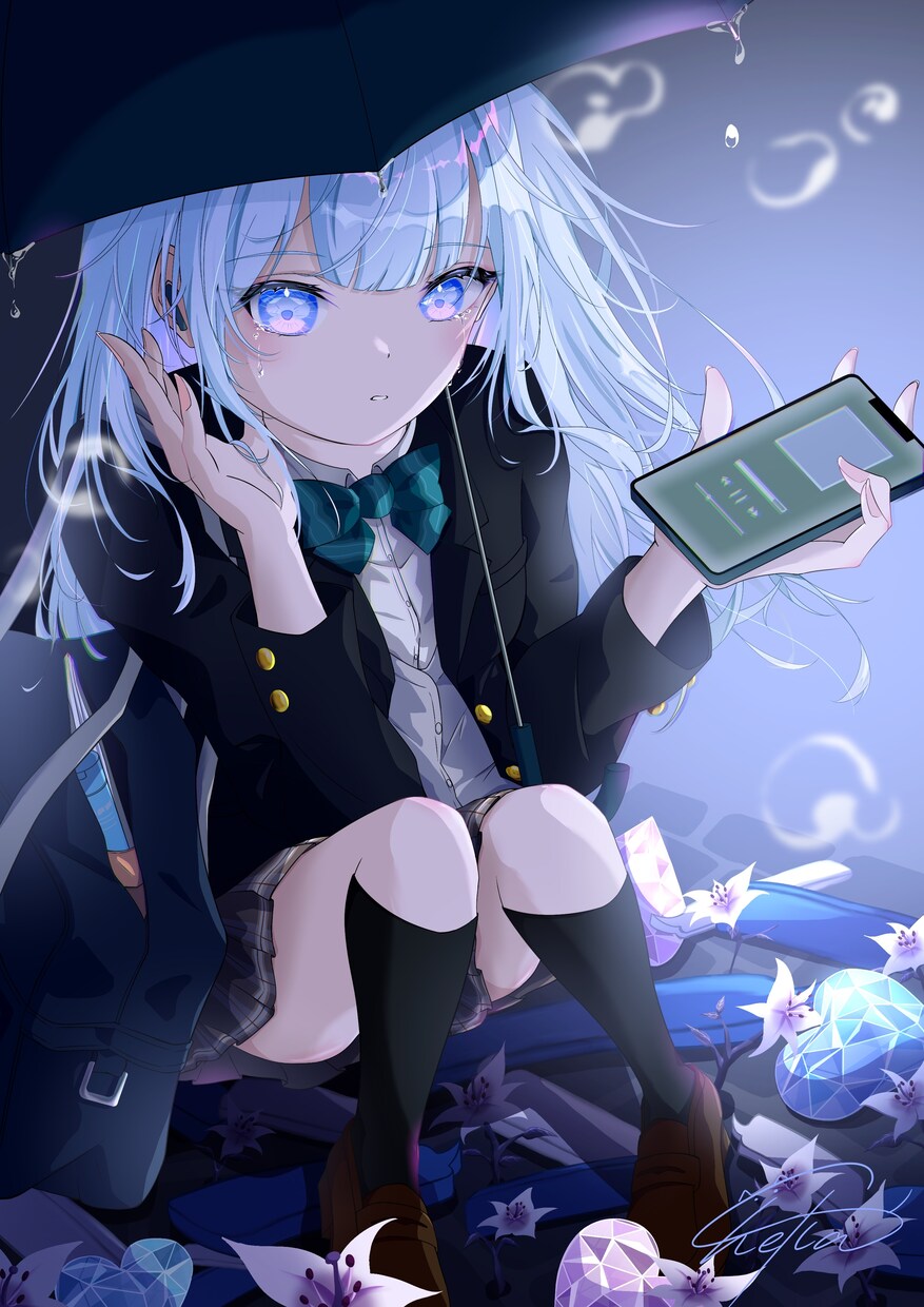 かっこいい！かわいい！女の子のイラストを描きます 透明感でSNSのプロフィールなど映えさせませんか？ イメージ2