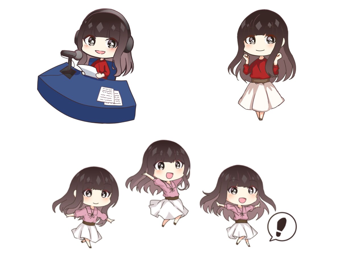 デフォルメイラスト作成します かわいいデフォルメキャラ描きます！ イメージ4