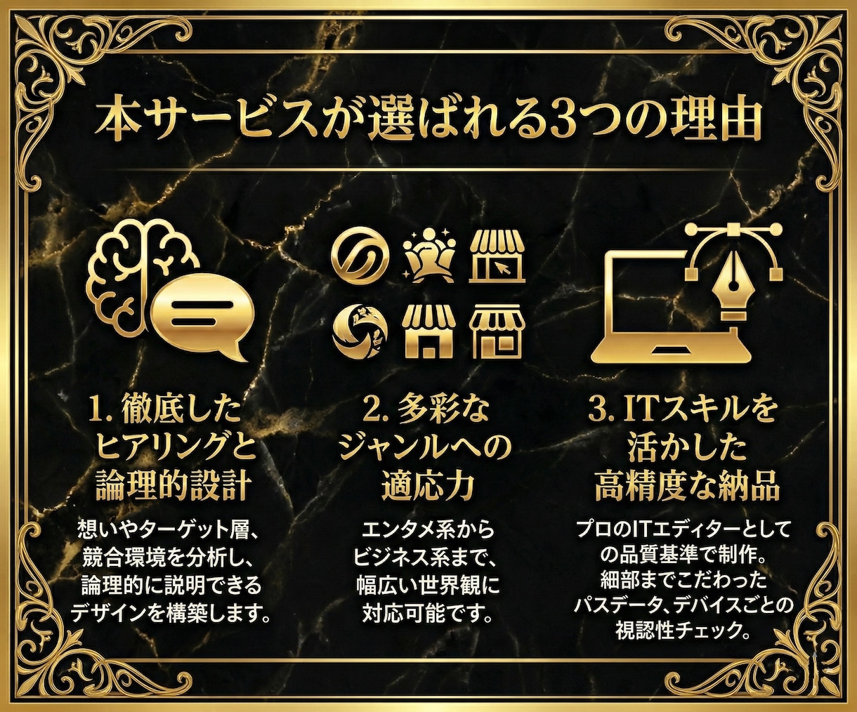 想いを形に！ブランドを高めるロゴデザインを作ります コンテンツ販売から実店舗まで。信頼と期待を生むロゴをご提供 イメージ2