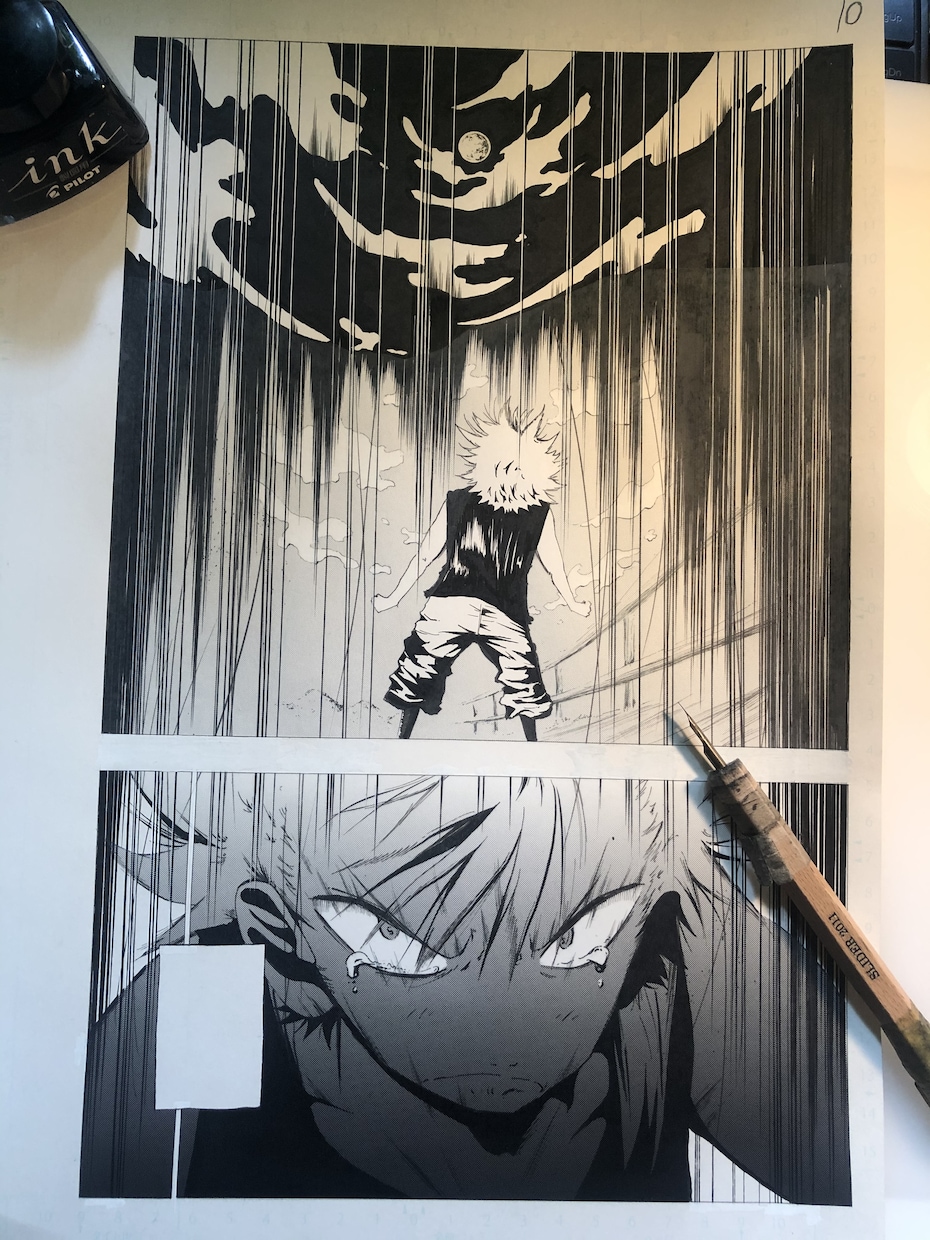 オリジナル漫画の見せ場1ページを全力作画代行します 漫画歴10年・元漫画家アシスタントが見せ場の一枚絵を全力作画 イメージ8