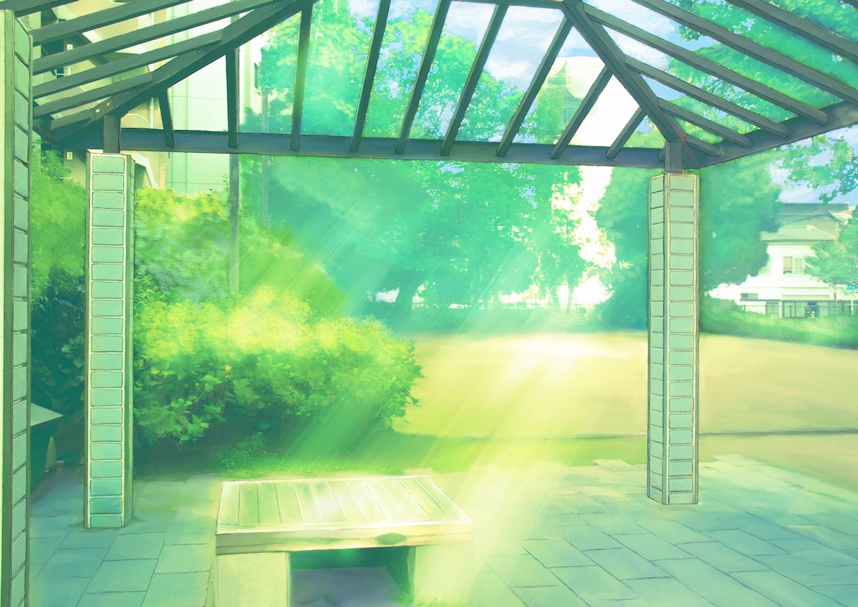 写真を加工、加筆しアニメタッチの背景作品を描きます あなたの思い出の1枚をアニメ作品の背景のように！ イメージ5