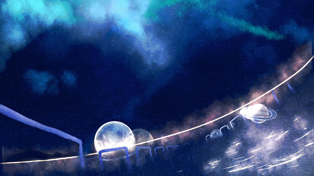 星空メインで背景描かせていただきます 星空がメインで背景をこの頃描いている者です イメージ2