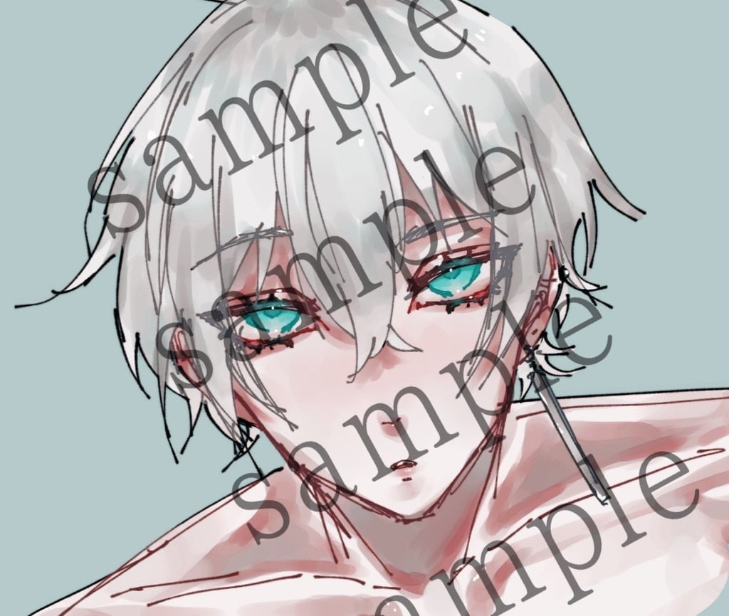 シンプルな1枚絵イラスト描きます 歌みたサムネイルなど。オリジナル曲の一枚絵も可能 イメージ3