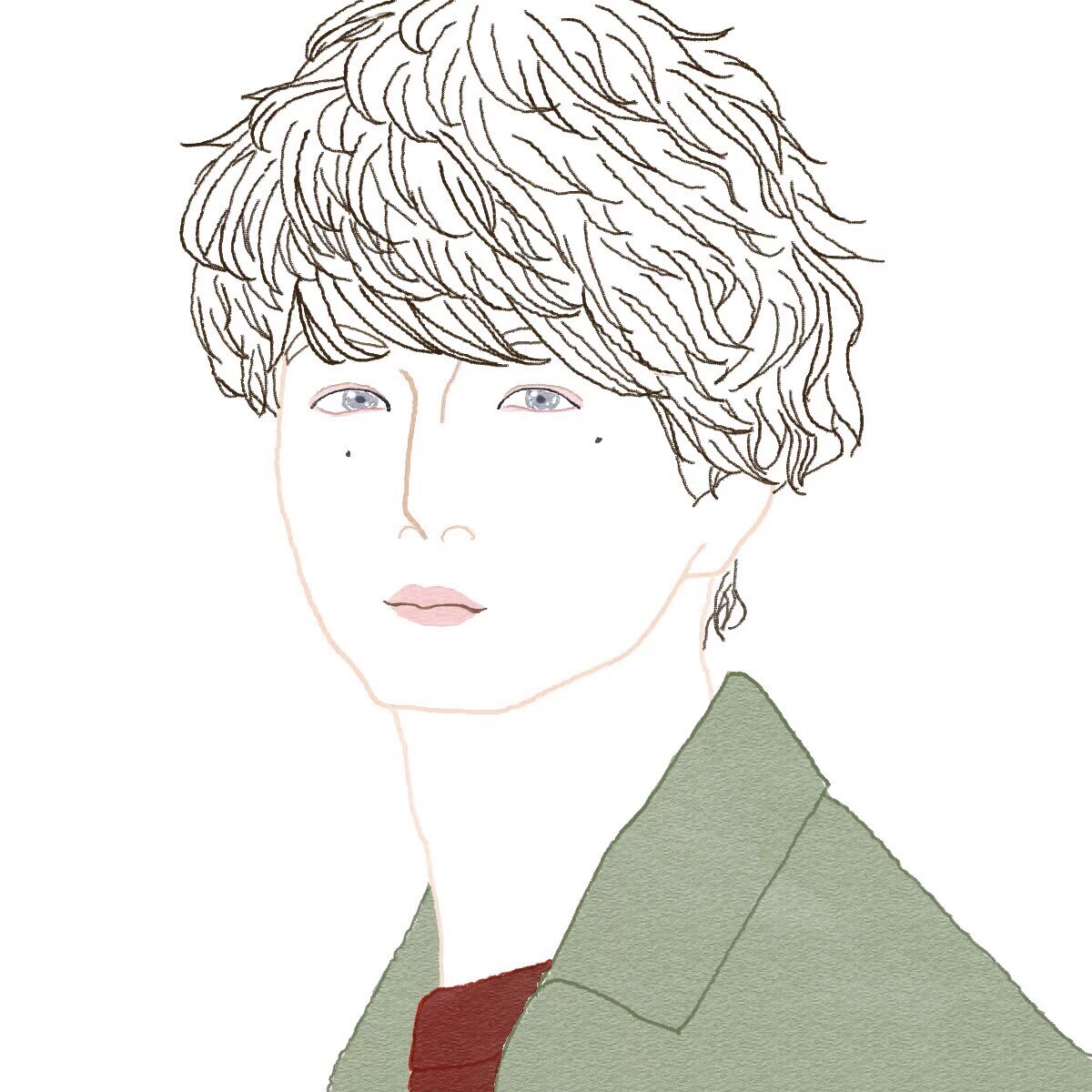 シンプルだけどどこかお洒落なイラスト描きます ☺︎真心価格☺︎《オプション料金全て５００円》 イメージ3