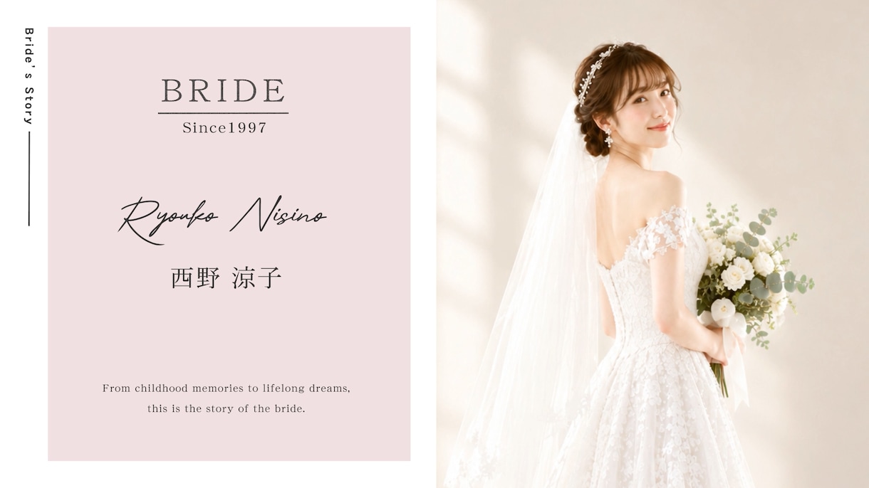 結婚式ムービーをおしゃれに彩る素材をお届けします 【3日以内納品】写真提出で自作ムービーにプラスワンできます イメージ5