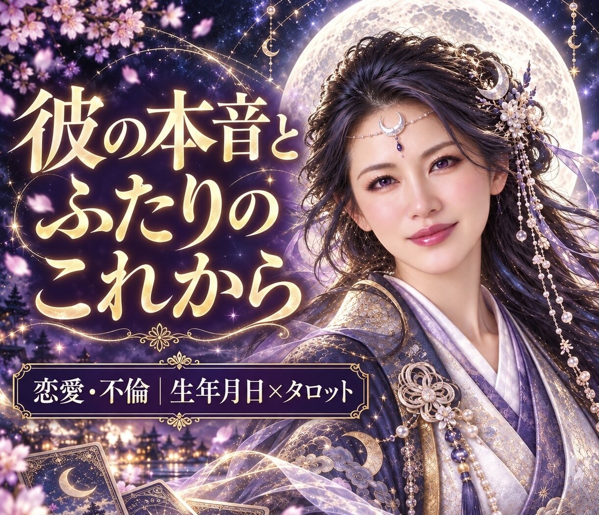恋愛・不倫の彼の気持ちとふたりの今後を占います 連絡が減った、態度が変わった…ひとりで悩むあなたへ イメージ1