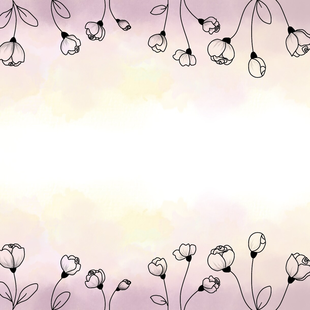かわいらしいタッチのお花の壁紙を作成いたします 可愛らしく、温かい雰囲気のイラストをお求めの方に最適です！ イメージ5