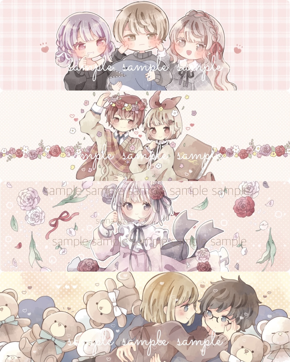 ふわふわかわいいオリジナルのイラストを描きます アイコン以外のイラストも可能です◎ お気軽にご相談ください！ イメージ7