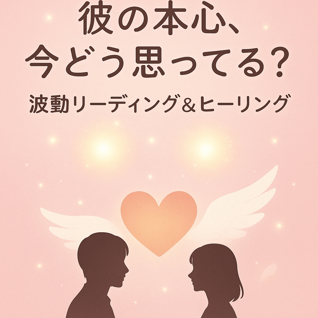 彼の本心リーディング❤️波動ヒーリングいたします 今、彼はどう思ってる？恋の温度とご縁を整えるヒーリング イメージ2