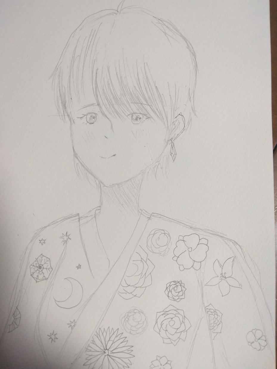 和風の好きな人や自然が好きな人にもオススメます わたしの強みは発想です。私の描いたものは宝石と花にしました イメージ1