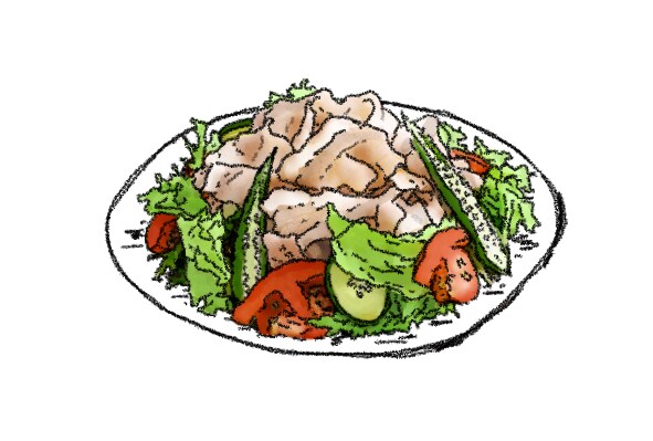 美味しそうな食べ物のイラスト手描きで描きます メニューやチラシなど、食べたくなるようなイラストどうぞ イメージ4