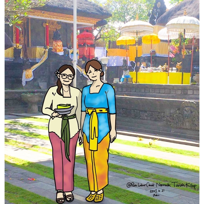 思い出の写真を元に、記憶に残るイラストを作成します 何気ない日常も、旅行や特別な瞬間も、記憶に残るイラストに イメージ1