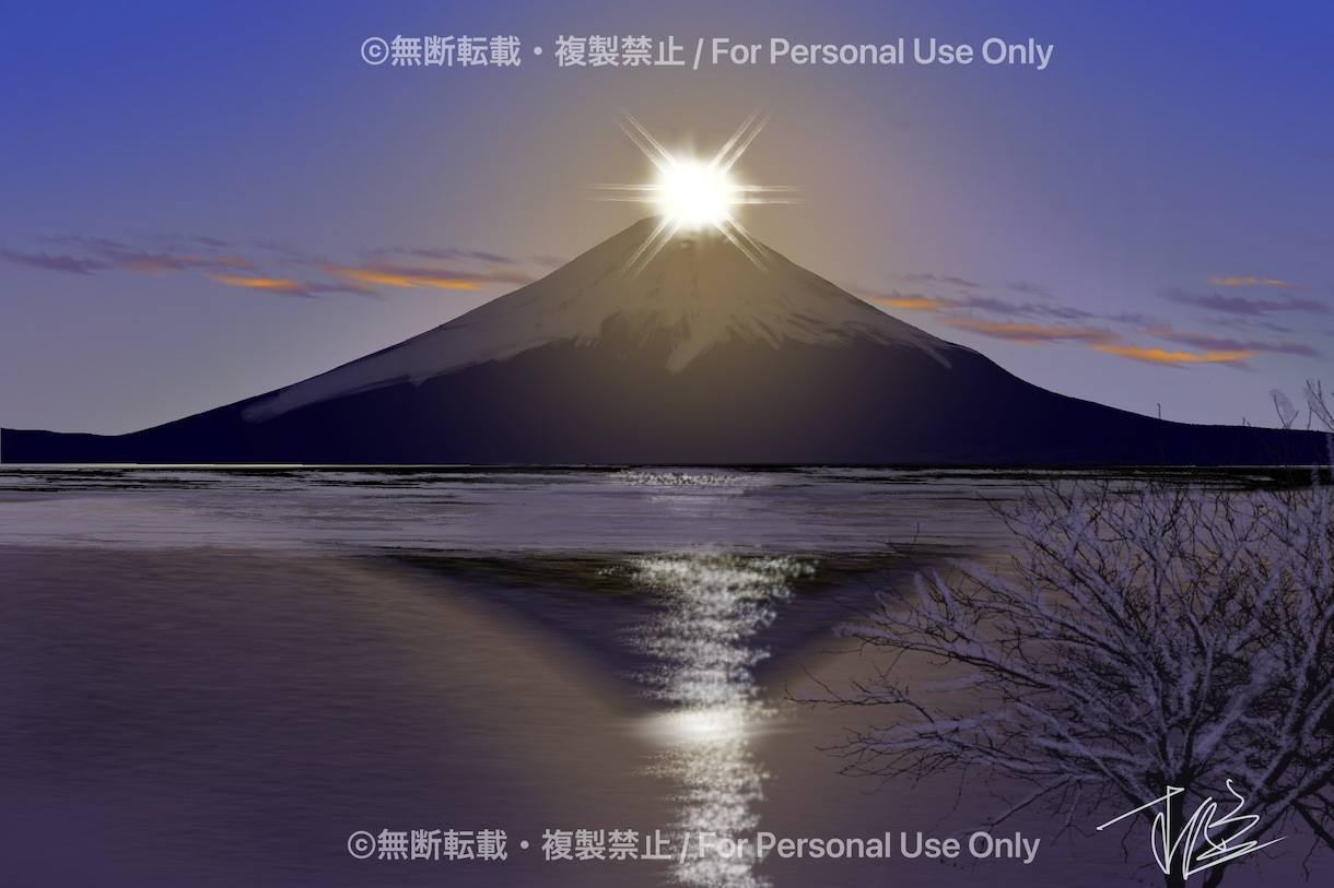 日本の四季を手描きしています 手描き日本の四季デジタルイラストをSNSアイコンや壁紙に！ イメージ1