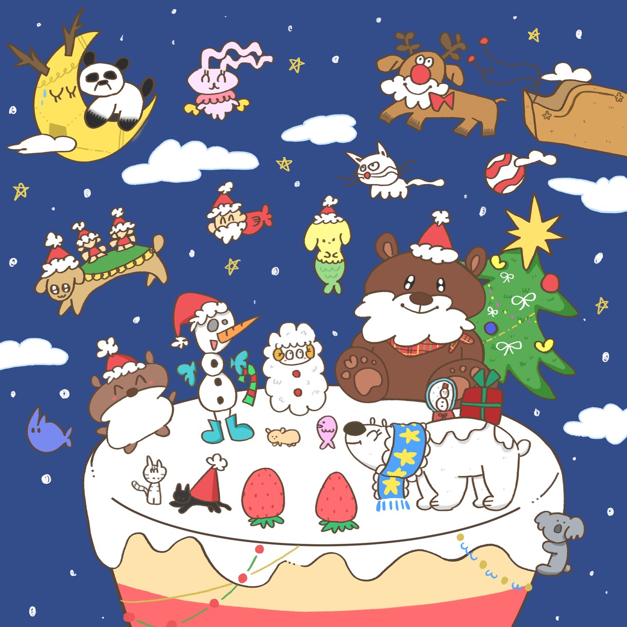 かわいイラストを描ける絵師探してる方ここにいます かわいい楽しい現実逃避できる絵描きます！ イメージ1
