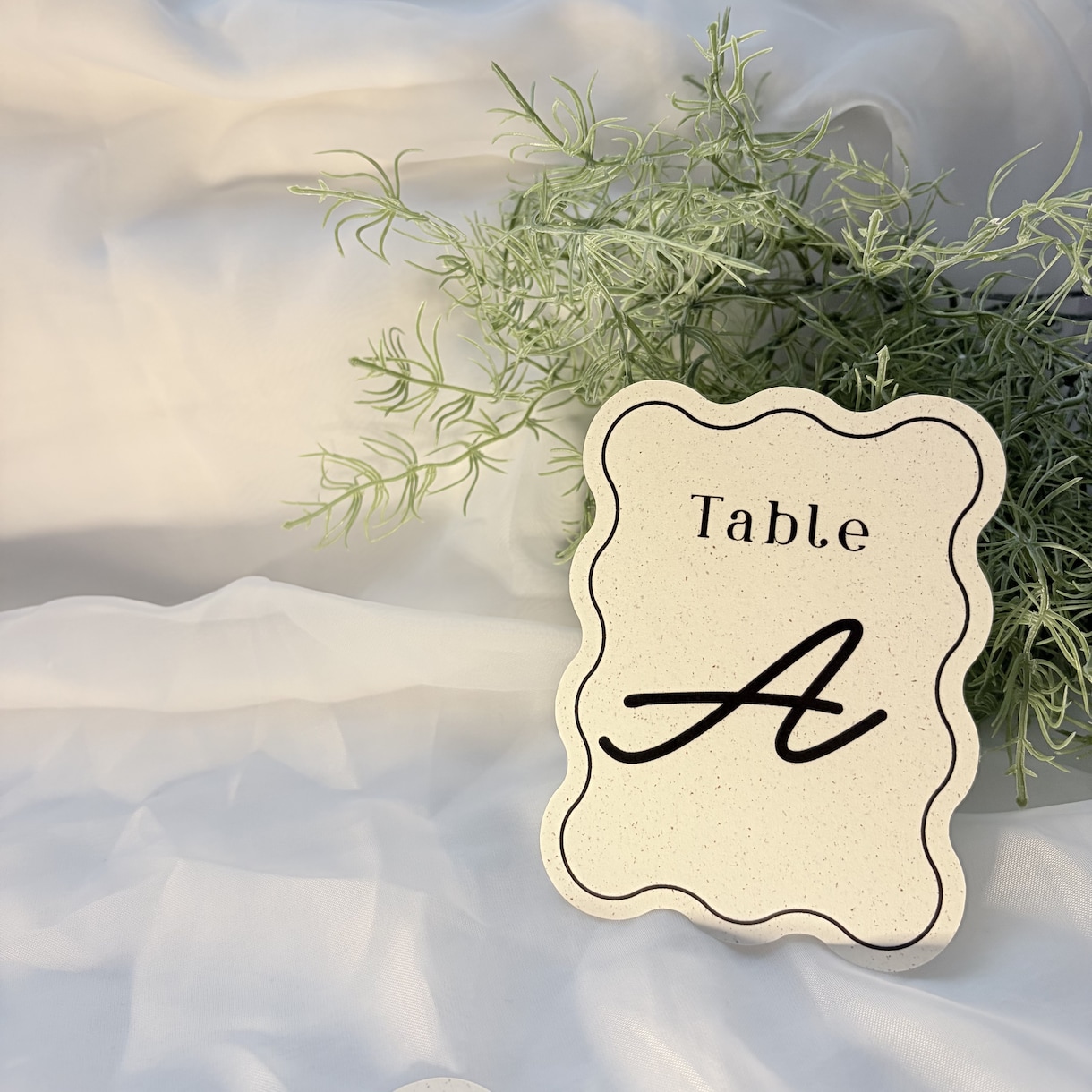 Wedding｜テーブルナンバー作成します テーマカラーにこだわる花嫁さまへ｜印刷・カット・発送込み イメージ9