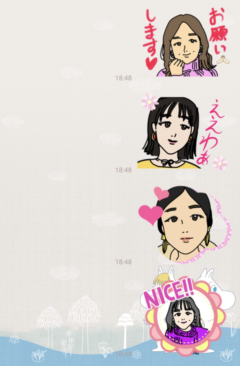 LINEスタンプ作成します あなたの似顔絵でLINEスタンプ作ります！ イメージ2