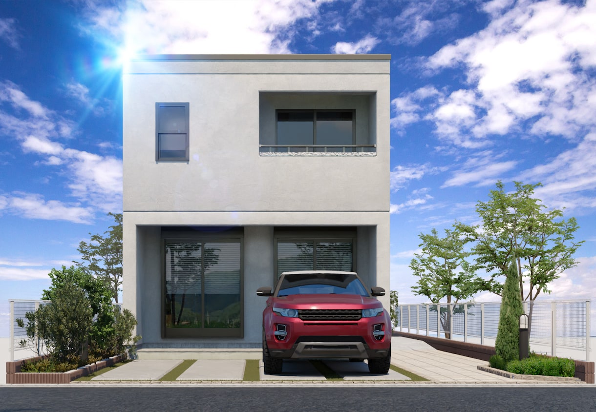 建築外観パース制作｜住宅・小規模案件に対応します 図面から自然で分かりやすい外観パースを制作します イメージ2