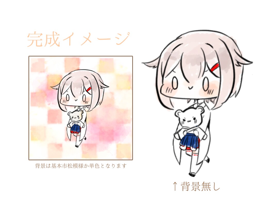 ゆるくて可愛いSNS用アイコンを作成します 可愛い水彩塗りSNS用アイコンをお描きします！ イメージ3