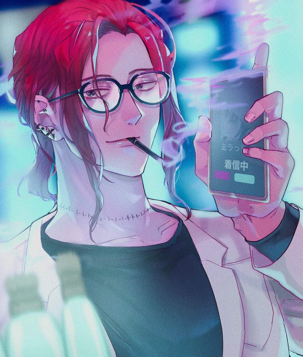 Twitterアイコン、ヘッダー、待ち受け描きます あなた好みの顔の男性、女の子描きます！！ イメージ8